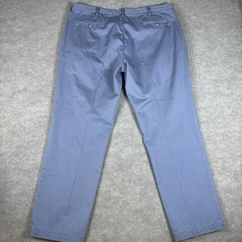 Polo Ralph Lauren Classic Fit Chino Pants Blue Mens 40x32 Cotton Flat Front